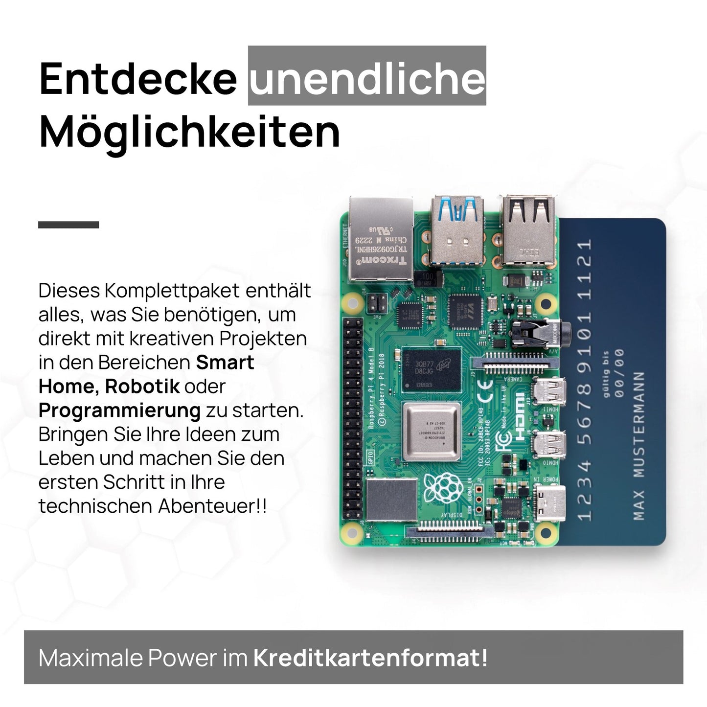 Raspberry Pi 4 Starter-Kit