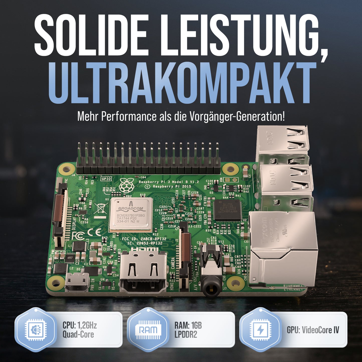 Raspberry Pi 3 B Starter-Set