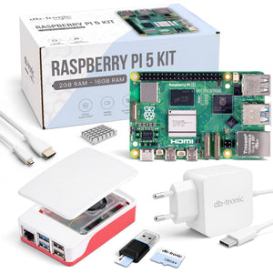 Raspberry Pi 5 Starter-Kit Weiß