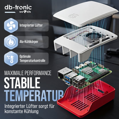 Raspberry Pi 5 Starter-Kit Weiß