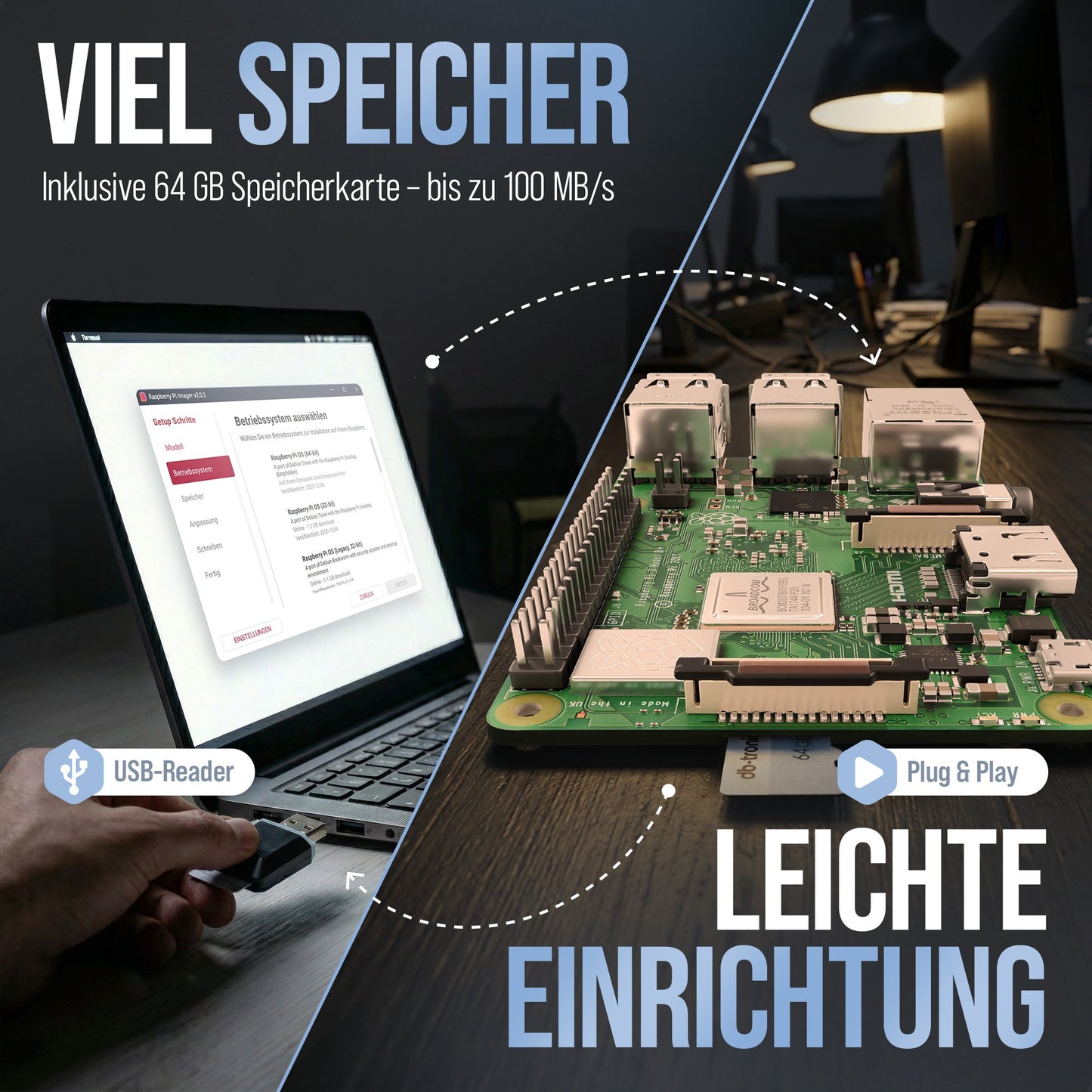 Raspberry Pi 3 B+ Starter-Set