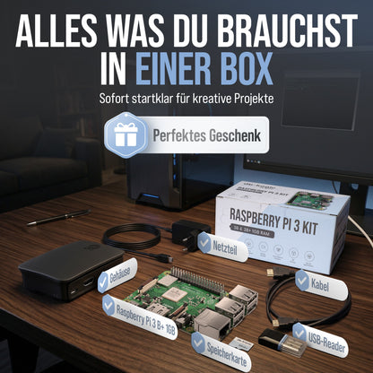 Raspberry Pi 3 B+ Starter-Set