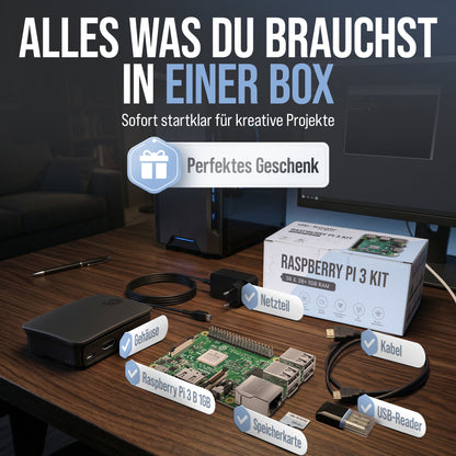 Raspberry Pi 3 B Starter-Set