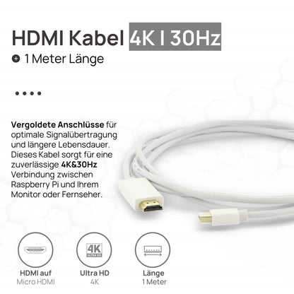 Raspberry Pi 5 Starter-Kit Weiß