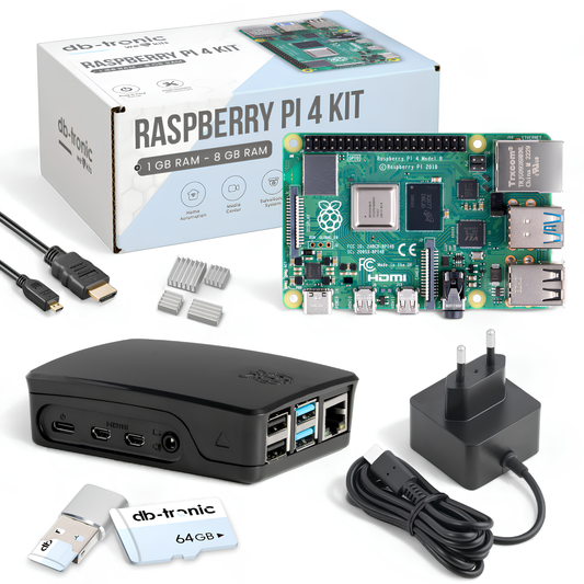 Raspberry Pi 4 Starter-Kit Black Edition