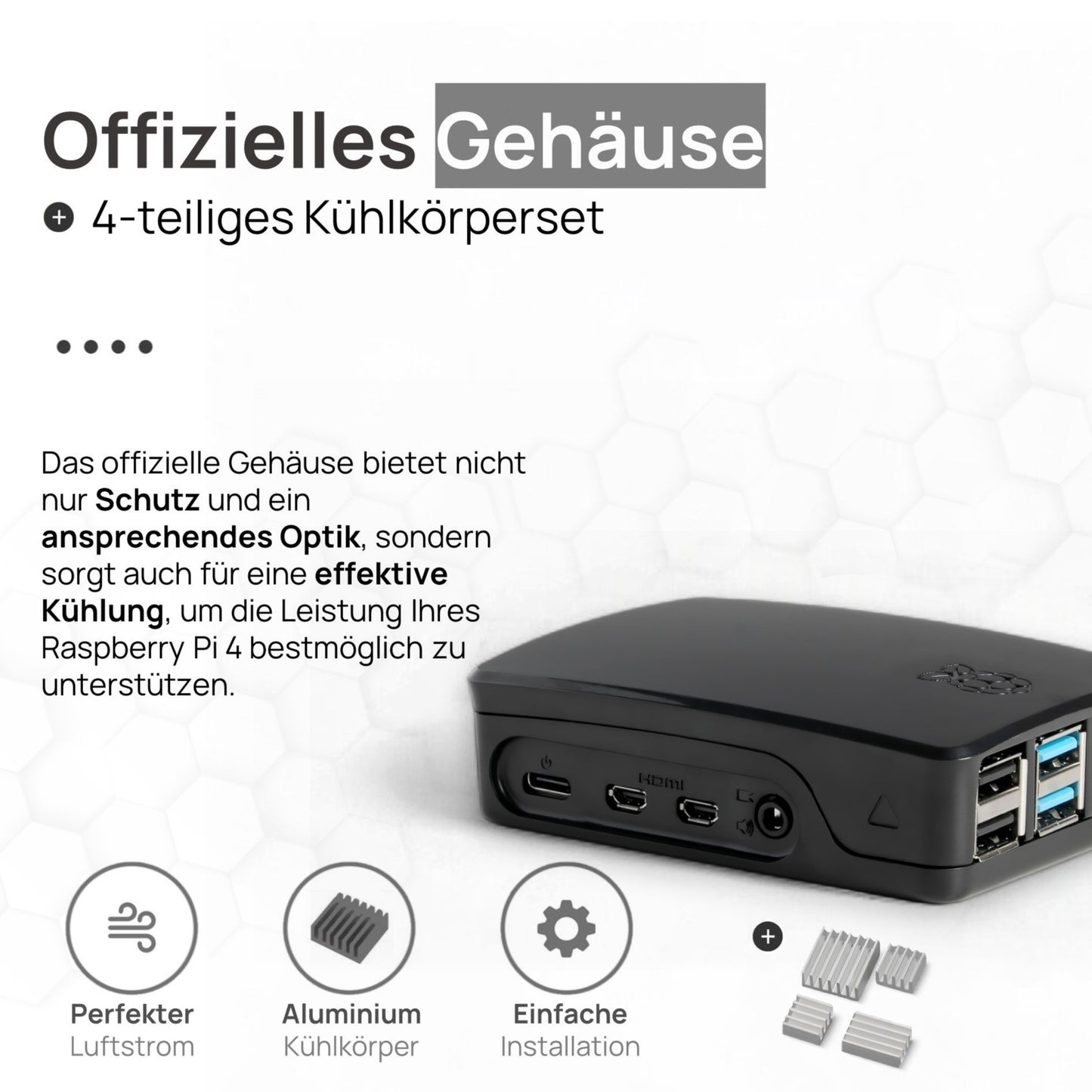 Raspberry Pi 4 Starter-Kit Black Edition