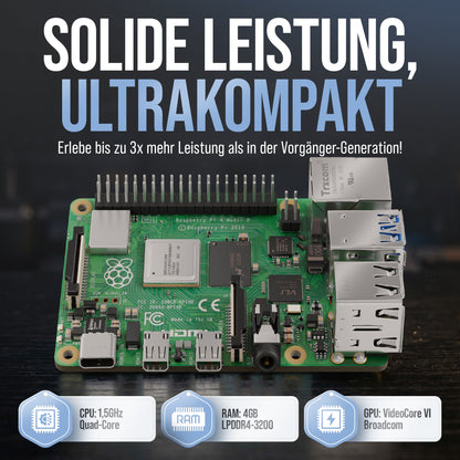 Raspberry Pi 4 Starter-Kit Black Edition