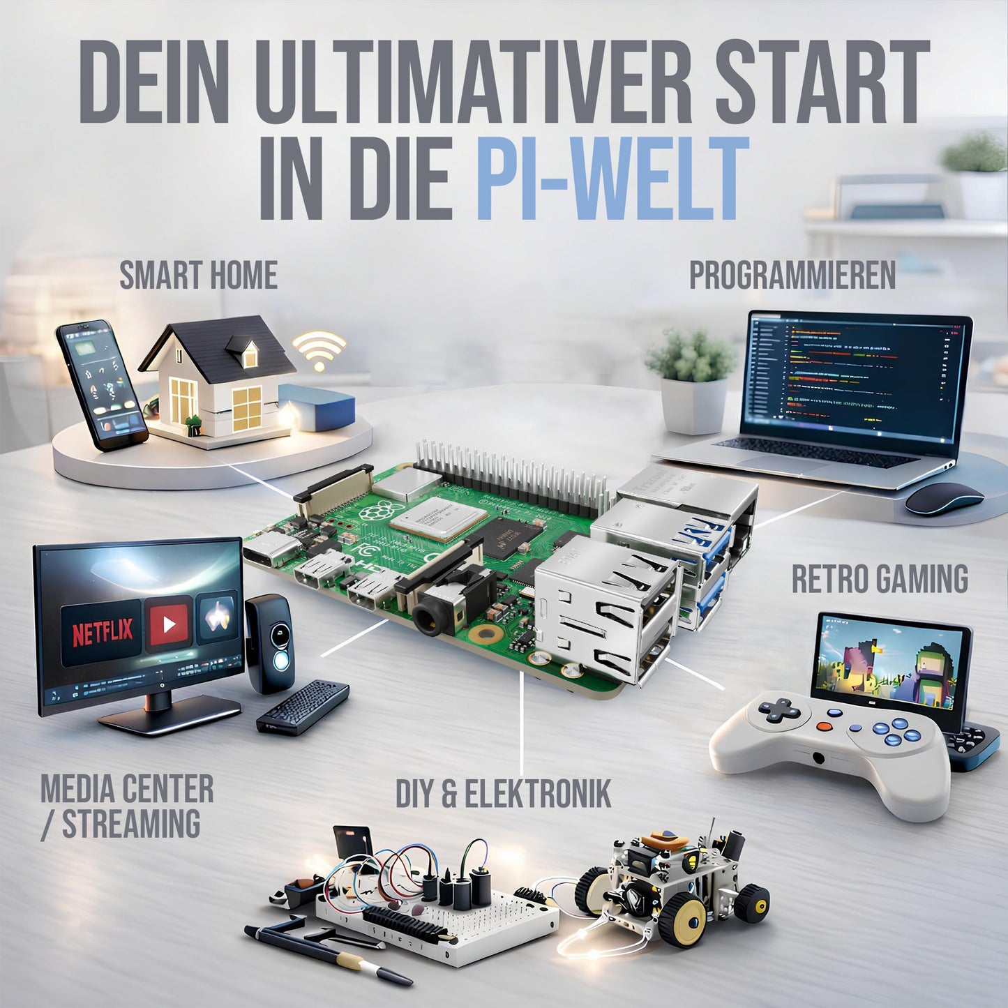 Raspberry Pi 4 Starter-Kit
