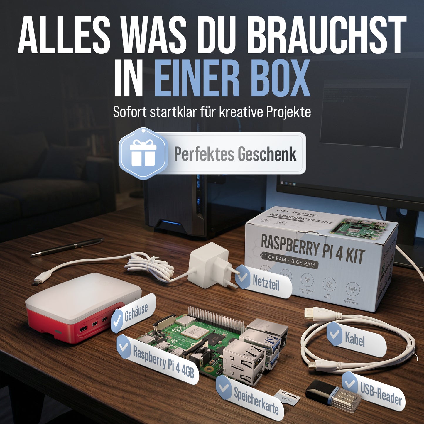 Raspberry Pi 4 Starter-Kit