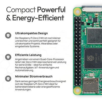 Raspberry Pi Zero 2 WH Starter-Set