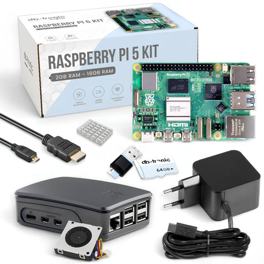 Raspberry Pi 5 Starter-Kit Black Edition