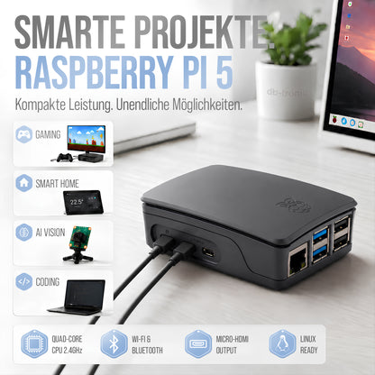 Raspberry Pi 5 Starter-Kit Black Edition