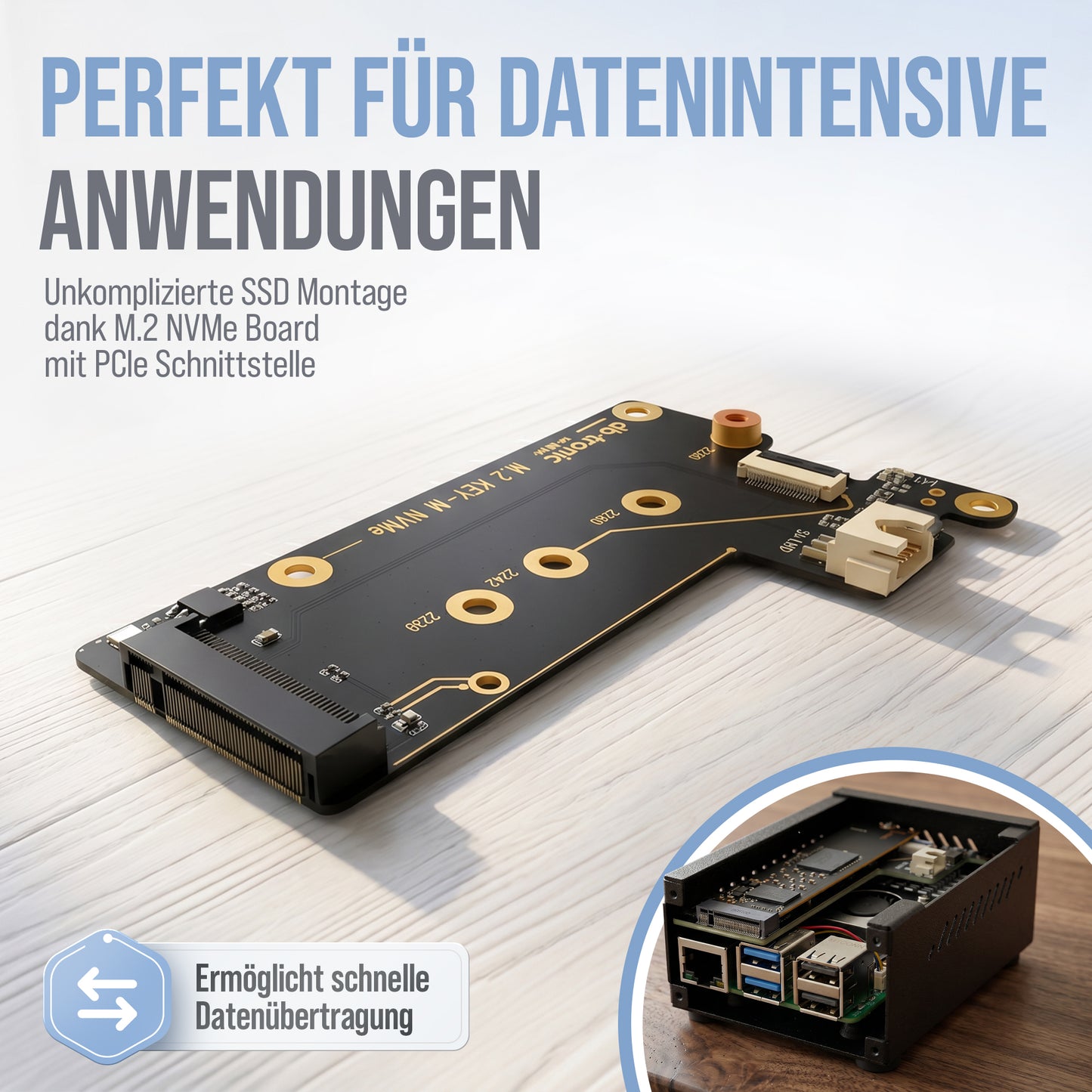 Raspberry Pi 5 PCIe M.2 NVMe Starter-Kit