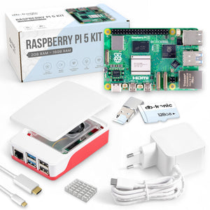 Raspberry Pi 5 Starter-Kit Weiß